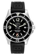 Breitling Herrklocka A17366021B1S2 Superocean Ii 42 Svart/Gummi Ø42