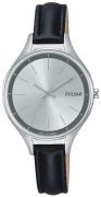 Pulsar Damklocka PH8279X1 Dress Silverfärgad/Läder Ø29 mm