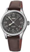 Oris 01 754 7749 4064-07 5 17 67G Aviation Svart/Läder Ø36 mm