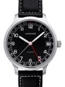 Longines Herrklocka L2.789.4.53.0 Svart/Textil Ø42 mm