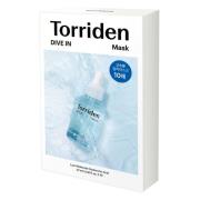 Torriden DIVE-IN Low Molecular Hyaluronic Acid Mask Pack 10 st