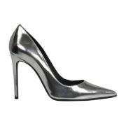 Roberto Festa Metalliserade Nappa Pumps Gray, Dam