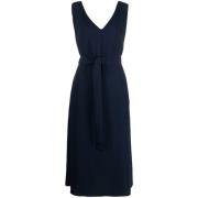 P.a.r.o.s.h. Midi Dresses Blue, Dam