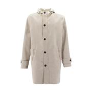 Kiton Stilig Parka Jacka Beige, Herr