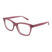 Saint Laurent Lyxiga Rosa Glasögon Pink, Unisex