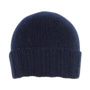 Drumohr Cashmere Beanie Blue, Herr