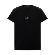 Maison Margiela T-shirt med logotyp Black, Herr