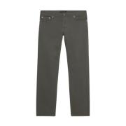 Brooks Brothers Khaki-gröna stretch-bomullsbyxor med fem fickor Green,...