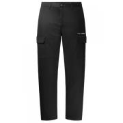 Daily Paper Straight Trousers Black, Herr
