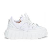 AGL Vita Damsneakers Ko Läder Syntetisk White, Dam