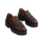 ATP Atelier Chunky Platform Moccasin Loafers Brown, Dam