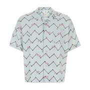 visvim Stilfull tryckt rayon Copa skjorta Multicolor, Herr