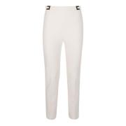 Elisabetta Franchi Slim-fit Trousers Beige, Dam