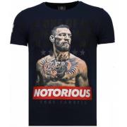 Local Fanatic Conor Notorious Legend Rhinestone T-shirt - Blå Blue, He...