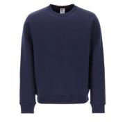 Autry Ikonisk Blå Bomullssweatshirt - Storlek: S, Färg: Blå Blue, Herr