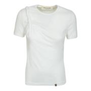 1017 Alyx 9SM Vit Asymmetrisk Twist T-Shirt White, Dam