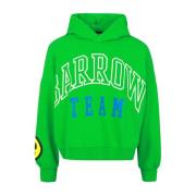 Barrow Vintage College Logo Sweaters Green, Herr