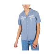 Maison Labiche Casual Shirts Blue, Herr