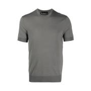 Neil Barrett Grå T-shirt - 100% bomull Gray, Herr