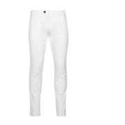 Roy Roger's Slim-fit Trousers White, Herr