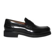 Berwick Klassiska läderloafers för män Black, Herr