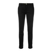 Liu Jo Slim-fit Byxor med Klack Black, Dam