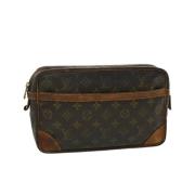 Louis Vuitton Vintage Förägande Brunt Lerret Louis Vuitton Compiegne C...