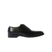 Scarosso Handgjorda Oxford Skor Black, Herr