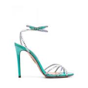 Aquazzura Kristall Danssandaler Green, Dam