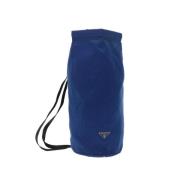 Prada Vintage Pre-owned Nylon prada-vskor Blue, Dam