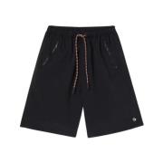 Marcelo Burlon Färgglada Cross Nylon Shorts Black, Herr