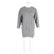 Isabel Marant Pre-owned Grå Ull Kvartärmad Mini Klänning Gray, Dam