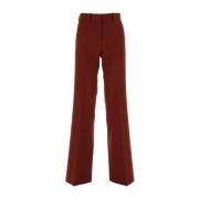 Quira Slim-fit Trousers Red, Dam