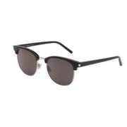 Saint Laurent Mysterie Ram Solglasögon Black, Unisex