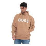 Boss Sullivan08 Oversized Hoodie Beige, Herr