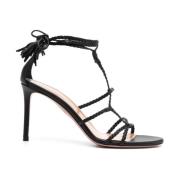 Aquazzura Brasilia Sandal 85 - Höj din stil Black, Dam