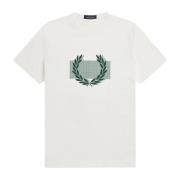 Fred Perry Snygg Herr T-Shirt White, Herr