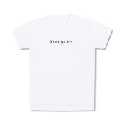 Givenchy Svart Logo Oversized T-shirt White, Herr