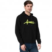 Guess Svart och Gul Herr Hoodie M0Gq83 Black, Herr