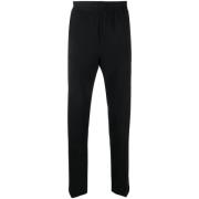 Msgm Straight Trousers Black, Herr