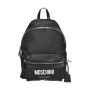 Moschino Svarta Väskor - Stilfull Kollektion Black, Herr