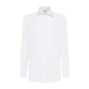 Kiton Klassiska Formella Skjortor White, Herr