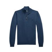 Polo Ralph Lauren Ull Demi-Zip Sweater Blue, Herr