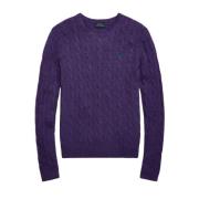 Polo Ralph Lauren Julianna Valley Purple Twist Stickad Tröja Purple, D...