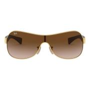 Ray-Ban Modern Woman Sunglasses Gold/Brown Shaded Brown, Dam