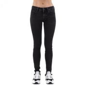 Replay Skinny Fit Svart Power Stretch Jeans Black, Dam