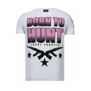 Local Fanatic Milf Hunter Rhinestone - T -Skjorta - 13-6233w White, He...