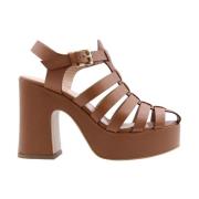 Caroline Biss High Heel Sandals Brown, Dam