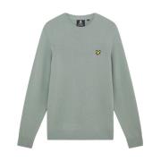 Lyle & Scott Lyle tröja Scott Kn921Vf -W806 BLÅ - Klädstorlekar: L Gra...