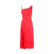 For Love & Lemons Midi Dresses Red, Dam